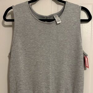 SPANX Light Gray Sleeveless Jumpsuit - Size L NWT